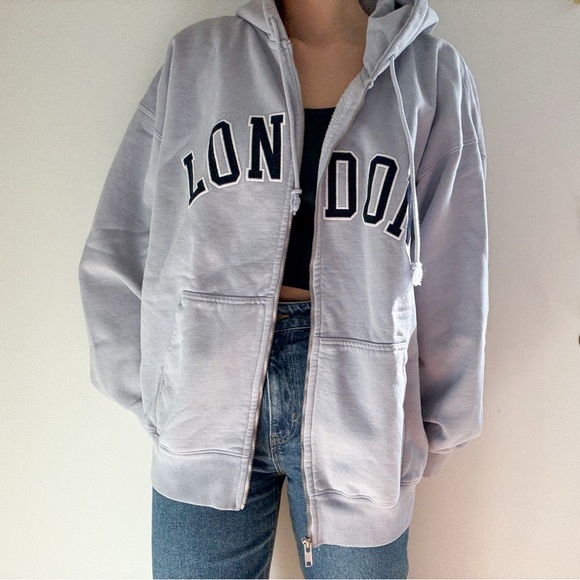 Brandy Melville Tops - Brandy Melville Christy London Hoodie